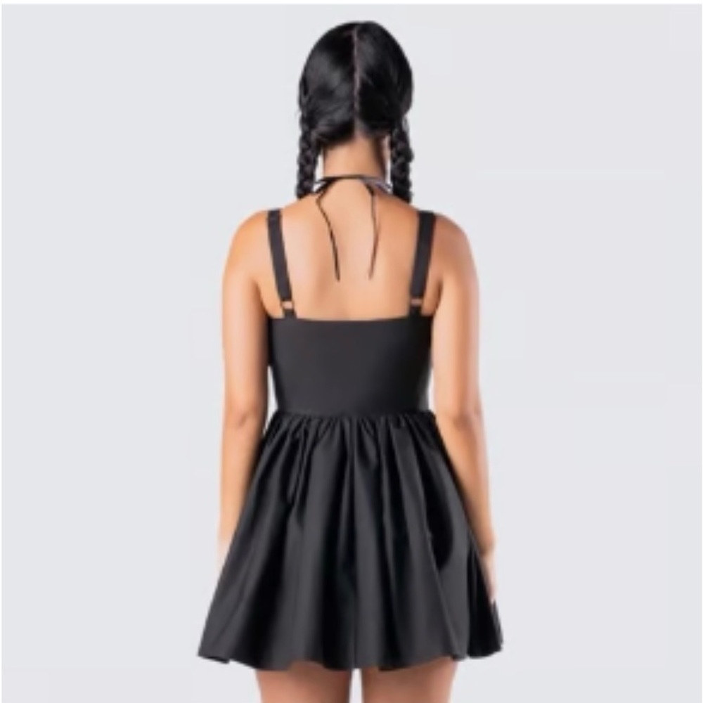 NWOT Finesse Black Mini corset Dress - Picture 4 of 5